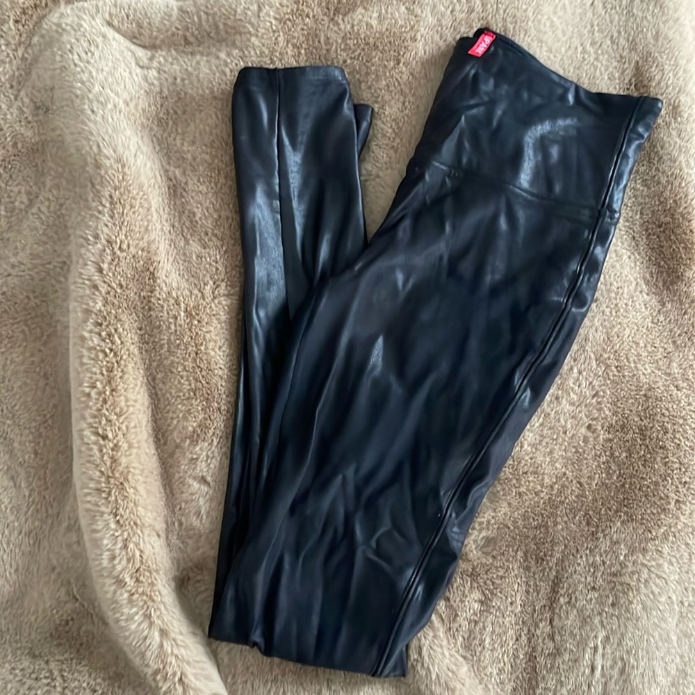 Faux Leather Spanx Medium